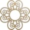 Ekena Millwork Cohen Wood Fretwork Pierced Ceiling Medallion, Birch, 22"OD x 7 1/2"ID x 1/4"T CMWP22X22X0250COBI - alternate 1